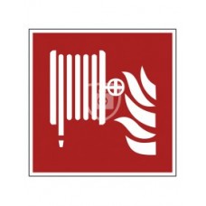 Pictogramsticker brandslanghaspel - 20 x 20 cm
